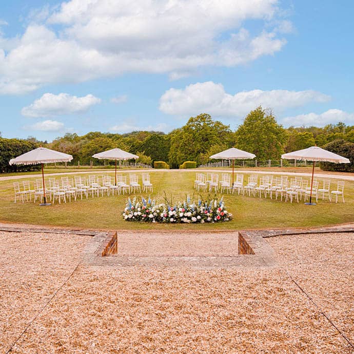 Alresford Hall Lawn Ceremony