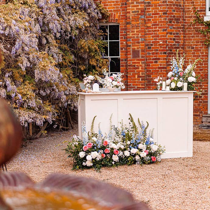 Alresford Hall Patio Reception Bar