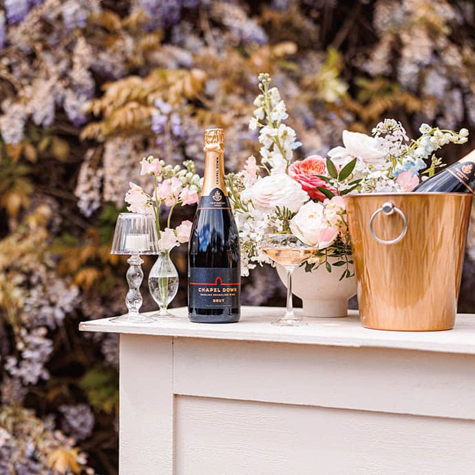 Alresford Hall Champagne Reception with Chapel Down
