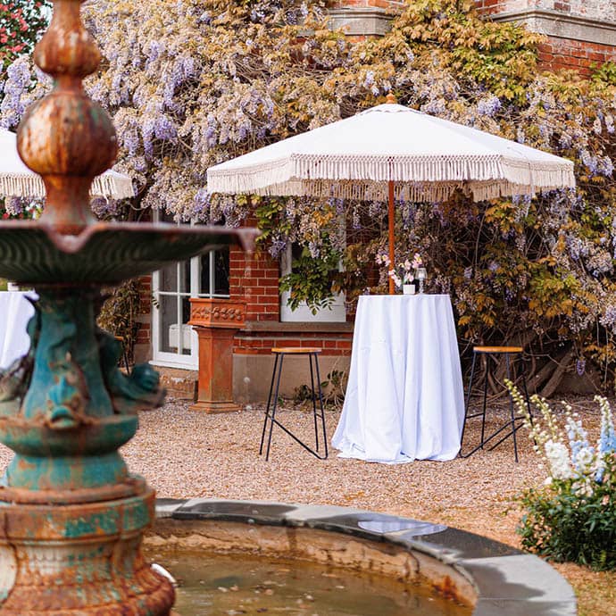 Alresford Hall Patio Reception