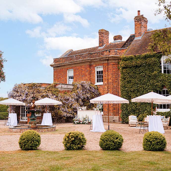 Alresford Hall Patio Reception