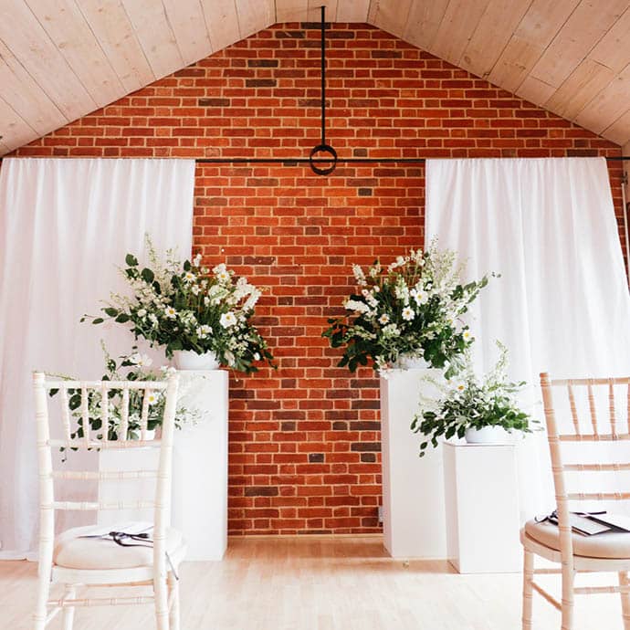 Barnfield Weddings Ceremony Room