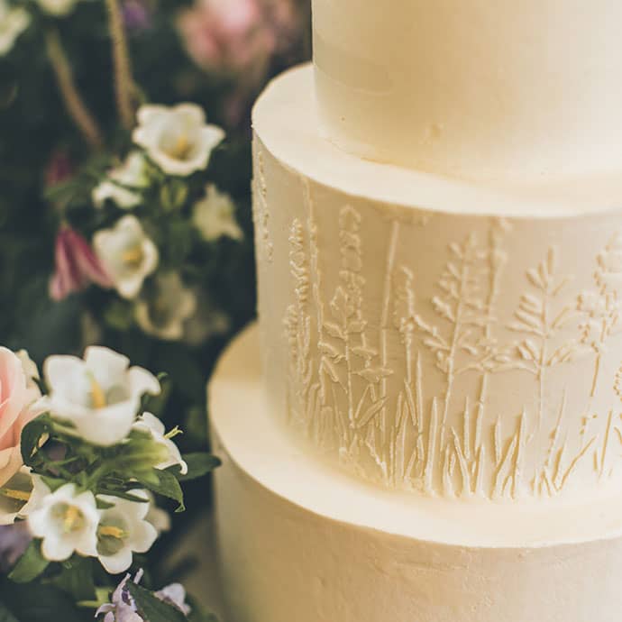 Traditional White wedding cake - Crumbs to Creations - Camellio Wedding Planning and Events - Essex Wedding Planner