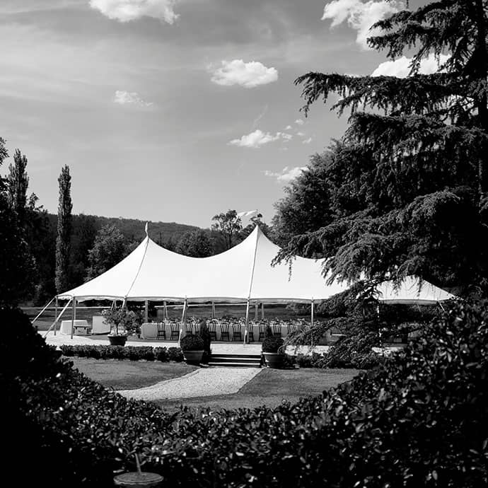 Marquee Wedding - Sailcloth Marquee - Camellio Wedding Planning and Events - Essex Wedding Planner