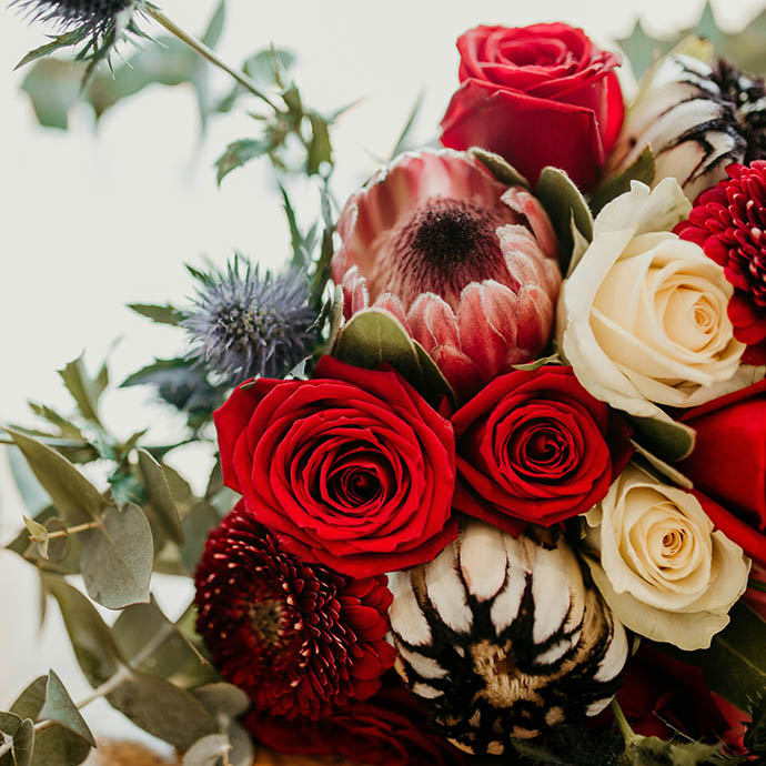 Winter & Christmas Wedding Bouquet - Camellio Wedding & Event Planning - Essex Wedding Planner - Suffolk Wedding Planner