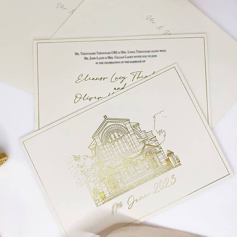 Wedding Invitations by ATW Creations - Camellio Wedding Planning and Events - Essex Wedding Planner