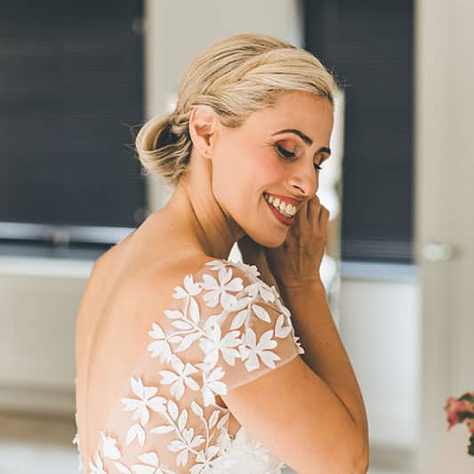 The Bride to be getting ready - Camellio Wedding Planning and Events - Essex Wedding Planner